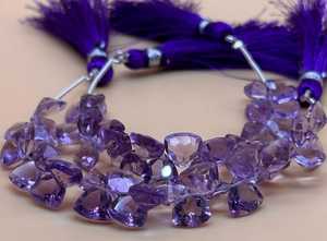 Perles d'améthyste naturelle facettées en forme de trion, pierres précieuses violettes pour la fabrication de bijoux, fournisseur en gros, commerce de gros B2B, exportation mondiale - Product Image 2
