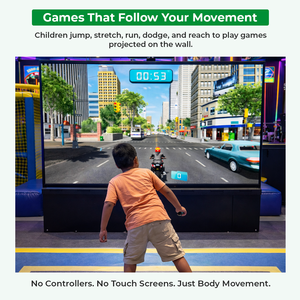 Kit de Juego Interactivo Comercial de Seguimiento Corporal Speed Surge para Niños, Zonas de Entretenimiento Interior – INEK00029 - Product Image 2