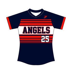 Camiseta de Softbol Sublimada para Mujer, Béisbol Femenino, Transpirable, Personalizable con Número, Nombre, Color del Equipo y Logotipo, Venta al Por Mayor OEM B2B - Product Image 5
