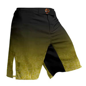 Shorts de grappling MMA pour hommes, coupe classique, polyester/coton, séchage rapide, légers, vêtements de performance pour le Jiu Jitsu, la lutte et l'entraînement - Product Image 5