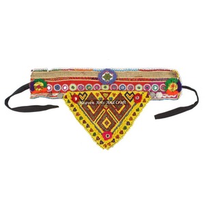 Vintage Belt Belly Dance Bead Afghani Traditional Waist Belt Kuchi Tribal BB094A <b>Old</b> Banjara Real Vintage Handmade Beaded Belts - Product Image 1