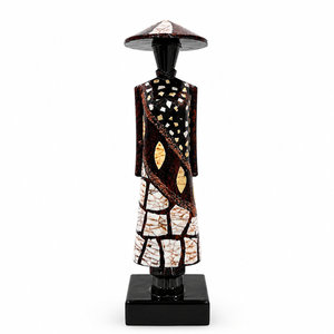 Hot selling lacquered figurine decorative <b>objects</b> hotels resorts rooms low price lacquer figurines - Product Image 4