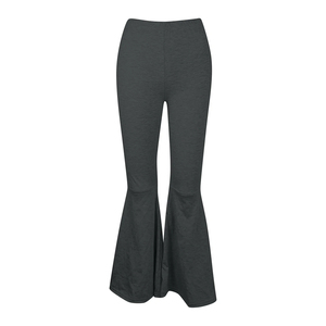 Leggings de sport évasés pour femmes, couleur personnalisée, taille adulte, respirants, avec logo de marque personnalisé - Product Image 2