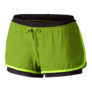 Men's Custom Logo 2-in-1 Breathable Gym Yoga Shorts Mid Waist Drawstring Closure Eco-Friendly Quick Dry 100% Cotton Shorts - Product Image 2