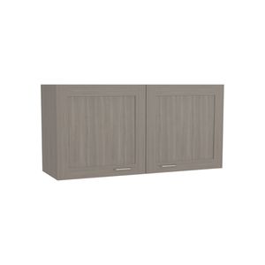 Zurich Light Gray Double-Door Wall Cabinet One Shelf <b>Kitchen</b> <b>Storage</b> Wide <b>Storage</b> Cabinet - Product Image 6