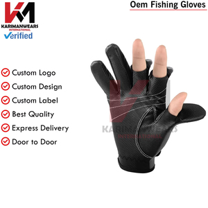 Guantes de Pesca al por Mayor para Pescadores Recreativos y Profesionales con Agarre Antideslizante, Secado Rápido, Comodidad y Personalización de Marca - Product Image 3