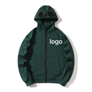 Sudadera con Capucha y Cremallera Techwear Goggle 2026 |   Sudadera con Capucha Personalizada para Hombre, Estilo Urbano, 100% Algodón, Sin Cordones, de Gran Gramaje - Product Image 5