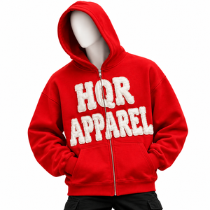 HQR Apparel <b>White</b> Cotton Fleece Pullover Hoodie <b>Men</b> Casual Hooded <b>Sweatshirt</b> for Front Logo Regular Fit Winter - Product Image 6