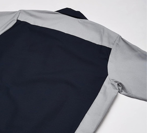 Chemises de travail pour hommes en coton coupe-vent certifiées CE, personnalisables avec broderie, uniformes durables pour le personnel de l'hôtellerie - Product Image 5