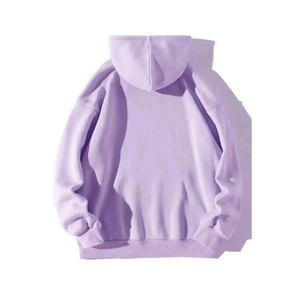 เสื้อฮู้ดผู้ชายสีฟ้าอ่อน ทรงโอเวอร์ไซส์ ผ้าฝ้ายเฟรนช์เทอร์รี่ พิมพ์ลายผีเสื้อ สไตล์ลำลอง ใส่ได้ในฤดูใบไม้ร่วง รับออกแบบตามสั่ง ODM - Product Image 5