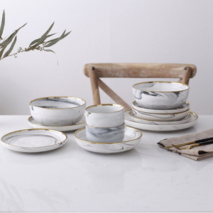 Luxury Contemporary <b>Dinner</b> Set With Premium Matte Ceramic Finish Elegant Serving Plates Decorative Bowls - Product Image 1