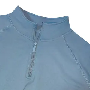 Custom Logo Lightweight Breathable Plus Size Athletic Fitness <b>Yoga</b> Top Long Sleeve Zipped <b>Jacket</b> Women Four-Way Stretch Sports - Product Image 5