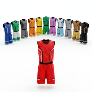Uniforme d'entraînement de basketball personnalisé avec impression par transfert thermique et short – Fabricant OEM/ODM de vêtements de sport et uniformes d'entraînement athlétique - Product Image 1
