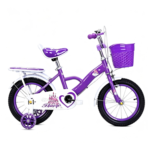Nouveau modèle de vélo pour enfants à cadre en acier de 12 à 16 <span class=keywords><strong>pouces</strong></span>, à une vitesse, avec frein, pneus améliorés faciles à rouler et roues d'apprentissage pour plus de stabilité - Product Image 3