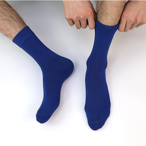 Chaussettes de sport athlétiques unisexes en coton peigné uni, respirantes et rembourrées, pour la course à pied, vente en gros, fabricant - Product Image 2