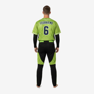 Nouveauté - Vêtements de sport - Uniforme de baseball - Haute qualité - Fabrication sur mesure - Sublimation - Unisexe - Adulte - 100% polyester - Uniforme de baseball - Product Image 3
