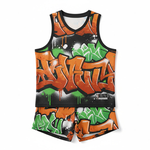 Factory Direct Basketball Uniform Custom Sublimation Design Quick Dry <b>Polyester</b> Team Jersey <b>Shorts</b> Set For Competition - Product Image 1