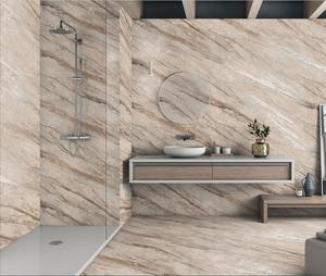 Nouvelles dalles en porcelaine polie effet marbre brillant 600x1200mm pour revêtements de sol et murs intérieurs, idéales pour les halls de maison - Product Image 2