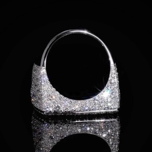 Baguette Cut Moissanite Diamond Championship <b>Ring</b> <b>925</b> Sterling <b>Silver</b> Hip Hop Style Men's Engagement <b>Ring</b> for Anniversary Gift - Product Image 5