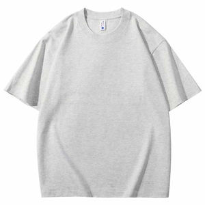 Camiseta Oversize de Algodón Grueso para Hombre, Corte Clásico Relajado, Cuello Redondo, Estilo Urbano, Moda, Venta al por Mayor, Ropa Personalizada - Product Image 4