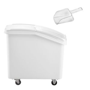 Contenitore Grande da 100L (27 Galloni) per Riso, Dispenser per Cibo per Cani, Contenitore da Cucina per Ingredienti, Cereali, Farina, Alimenti per Animali Domestici - Product Image 2