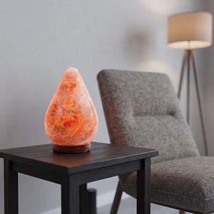 Lámpara de Sal Rosa del Himalaya Hecha a Mano, Forma de Lágrima, Lámpara de Sal Rosa Natural del Himalaya - Product Image 6