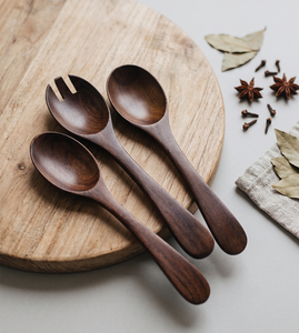 Ensemble d'ustensiles de cuisine en teck Tianzhu, 12 pièces, résistant au four, au micro-ondes et au lave-vaisselle - Product Image 3