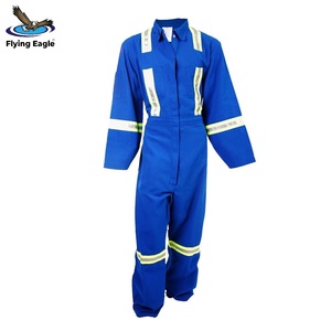 Combinaison de travail industrielle en coton durable, respirante et protectrice pour l'usine - Product Image 3