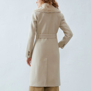 Manteau long décontracté pour femme, confortable et chaud, vêtement d'extérieur d'hiver, élégant et tendance, vente en gros, manteau long pour femme, respirant - Product Image 3