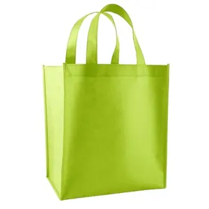 New Design Custom Printed Logo Eco Friendly Recyclable Grocery OEM Production Promotional Tote Non Woven Fabric Bag