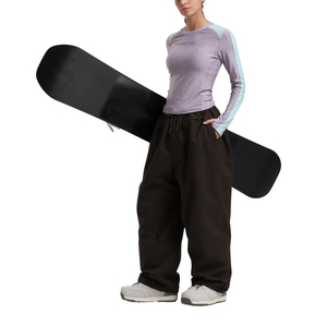 Pantalons de ski haute performance pour femmes, imperméables, thermiques, résistants au vent, pour le froid et l'entraînement au ski - Product Image 2