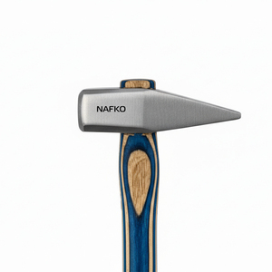Marteau de démarrage à percussion en acier inoxydable de luxe multicolore avec manche en bois durable pour l'entretien des sabots des chevaux et l'utilisation vétérinaire en ferme - Product Image 1