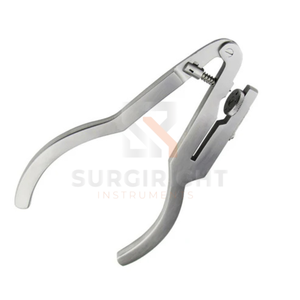 Ivory Rubber Dam Punch <b>Pliers</b> Dental Perforation Instrument Stainless Steel CE Certified Class I Blush Surgical - Product Image 3
