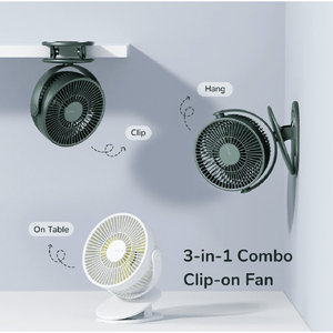 Ventilador de Escritorio con Clip Jisulife FA18S (Color Blanco) - Product Image 3