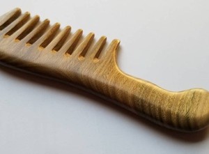 Handmade 100% Natural Green Sandalwood Hair <b>Comb</b> <b>Wide</b> Tooth Wooden <b>Comb</b> for Curly Hair -for Home Use Natural Crafts & Crafts - Product Image 6