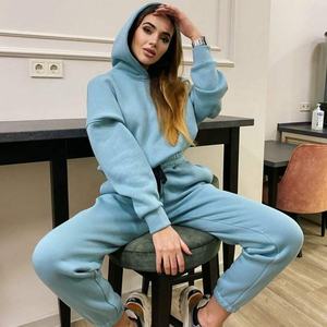 Ensemble de survêtement long pour femme, imprimé, imperméable, avec haut de sport à capuche, style western, streetwear, veste, directement de l'usine, livraison DHL pour l'hiver - Product Image 3