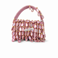Sac à main tendance fait main perlé, style ethnique et western, pour soirée, vente en gros, fabricant