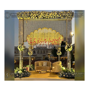 <b>Mirror</b> Mandap For Wedding Decor Event Decor - Product Image 1