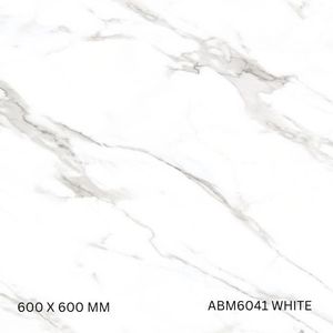 Baldosas Cerámicas Cuadradas con Acabado de Mármol, Antibacterianas, Modernas, 600x600mm, Antideslizantes, Resistentes al Desgaste, Aislantes del Calor, para Villas - Product Image 3