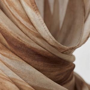 Hiyab de Chifón Estampado Estilo Bohemio, Pañuelo Largo de Verano con Protección Solar, Suave, Transpirable, de Primera Calidad, Elegante - Product Image 4