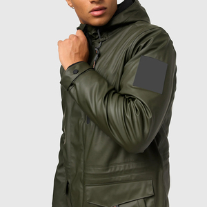 Chaqueta Impermeable de Poliéster de Alta Calidad, Abrigo Largo para Lluvia, Chaqueta Cortavientos para Senderismo al Aire Libre - Product Image 6