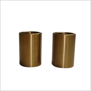 Douille de guidage en laiton à paroi mince de petite taille avec bride en bronze pour pièces de rechange de machines et équipements sur mesure - Product Image 1