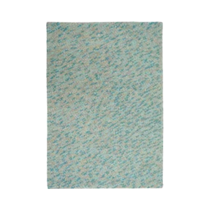 Tapis en soie fait main moderne et personnalisé pour la maison et l'hôtel, tapis en laine bleu pour bébé, technique tuftée à la main - Product Image 1