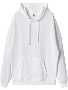 Sweat à capuche unisexe en molleton mélangé coton, coupe oversize, blocs de couleur contrastés, poche kangourou, poignets côtelés, style streetwear - Product Image 1