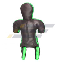 Mannequin de boxe en cuir rempli de sable, robuste, pour adultes, à position debout