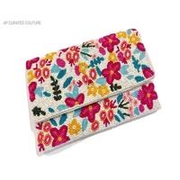 Collection de pochettes à perles sur le thème du sport, type de fermeture : pochettes, portées avec des perles indiennes, pochette artisanale, meilleur prix de gros