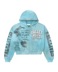 Sudadera con Capucha para Hombre, Teñida, Estilo Urbano, con Costuras Reforzadas, Forro Polar, Ropa Casual - Product Image 4