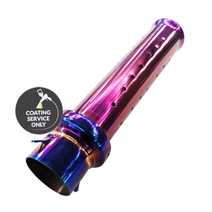 Accessoires de moto personnalisés avec revêtement en titane PVD arc-en-ciel, finition de surface décorative durable de qualité supérieure - Product Image 1