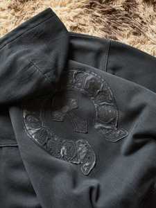 Sweat à capuche zippé surdimensionné pour homme en molleton délavé, style streetwear hiver - Product Image 3