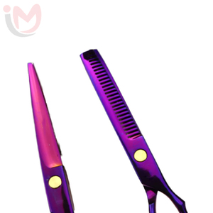 กรรไกรตัดผมแบบตรง ดีไซน์มืออาชีพ ขนาด 6.0 นิ้ว รุ่นใหม่ทันสมัย 4 สี สำหรับช่างเสริมสวย ใบมีดสแตนเลส - Product Image 2